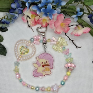 Flutter MLP wristlet charm