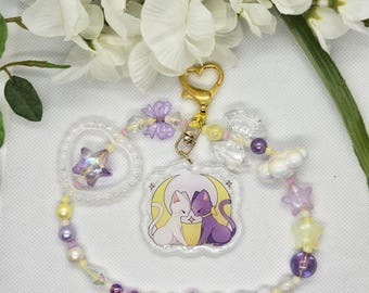 Magical Cats wristlet charm