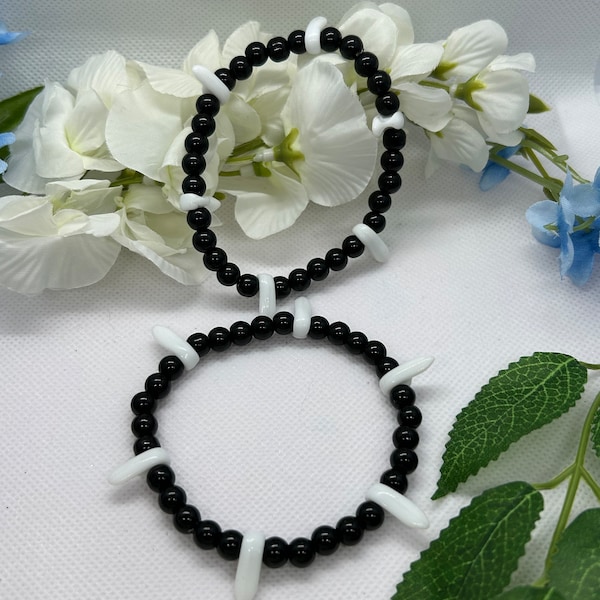 Subjugation bead inspired bracelet black ver