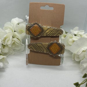 Liyue Geo vision hair clip set