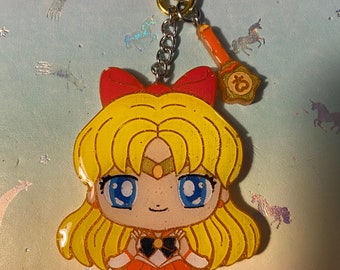 Anime magical girl keychain