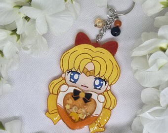Magical Venus heart shaker keychain