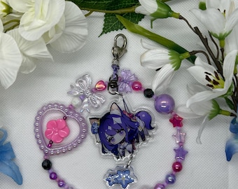 Ei Raiden Shogun genshin impact wristlet charm