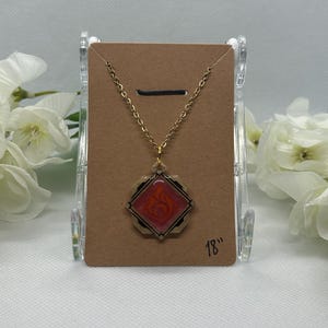 Liyue Pyro vision necklace