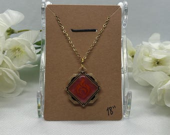 Liyue Pyro vision necklace
