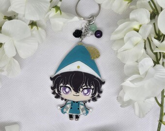Angry student keychain