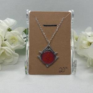 Fatui Pyro vision necklace
