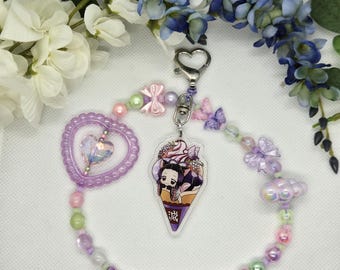 Butterfly waifu wristlet charm