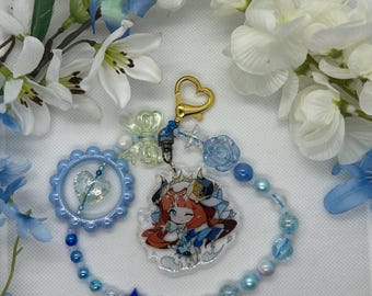 Nilou genshin impact wristlet charm