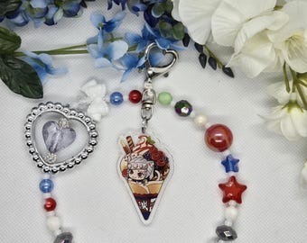 Flashy husband wristlet charm