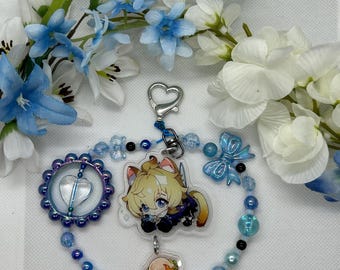 Mika genshin impact wristlet charm