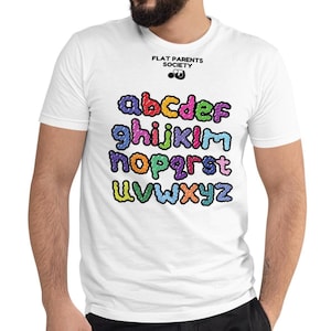 Gift T Shirt For Dad Funny Shirt Funny Dad Gift For Dad Funny Gift For Dad T-Shirt for Father Game for Kids Alphabet Tee for Parents