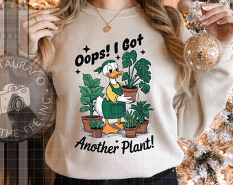 Funny Plant Goose PNG: Sarcastic Gardening Meme (Digital Download)
