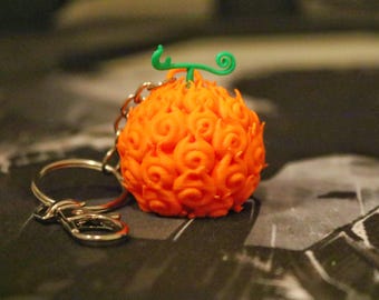 One Piece Keychain Devil Fruit | Ace - Sabo Flame-Flame Cosplay Accessory | Mera Mera No Mi | NFC Tag