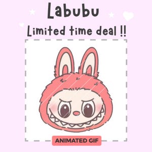 Animated Labubu Emote: Twitch, Discord, Streaming (Digital Download)