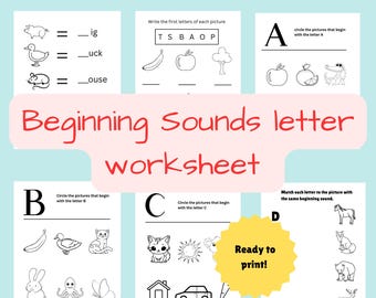 Página para colorear para niños, actividad imprimible, divertida hoja de aprendizaje, hoja para colorear para niños pequeños y preescolares, descarga instantánea, coloración educativa