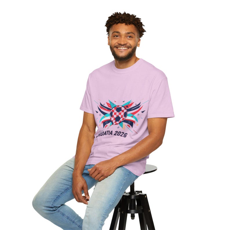 Camiseta com o escudo da seleção croata de futebol para 2026 | Camiseta com o emblema do futebol croata imagem 9