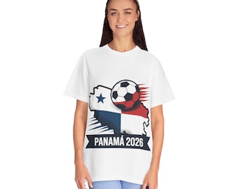 Camiseta com mapa do Panamá 2026 | Camisa de futebol com a bandeira do Panamá