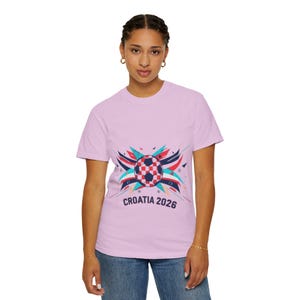 Camiseta com o escudo da seleção croata de futebol para 2026 | Camiseta com o emblema do futebol croata imagem 5
