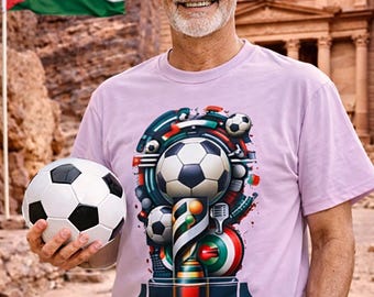 Camiseta unisex Jordan 2026 Soccer Champion, de algodón teñido en prenda.