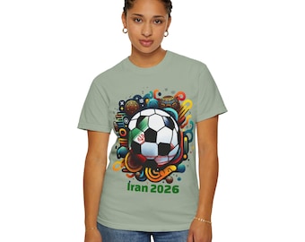 Iran 2026 Fan Gear, Vibrant Soccer T-Shirt