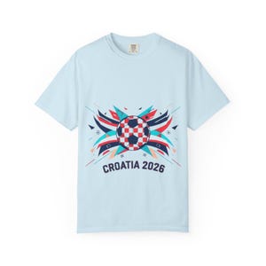 Camiseta com o escudo da seleção croata de futebol para 2026 | Camiseta com o emblema do futebol croata imagem 1