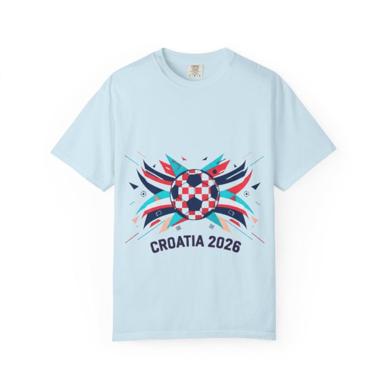 Camiseta com o escudo da seleção croata de futebol para 2026 | Camiseta com o emblema do futebol croata imagem 1