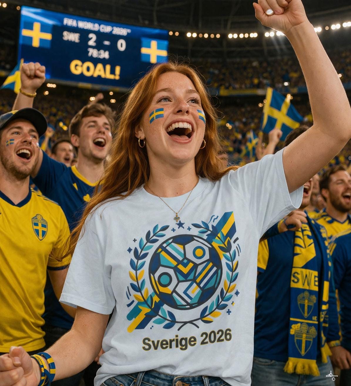 Sweden Soccer Jersey - Etsy