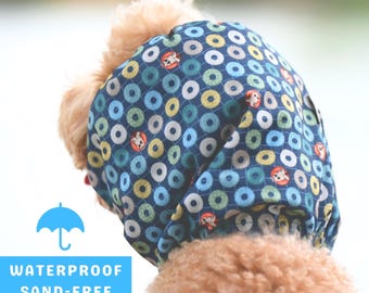 Waterproof Dog Snood for Cavalier King, Cocker, Donuts/Floatie Outdoor Dog Ear Protector, Dog Ear Cover for rainy day, not for swimming