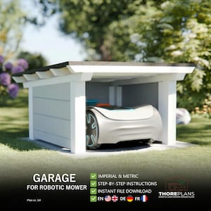 Progetto per garage robotizzato per tagliaerba - Istruzioni di costruzione fai da te