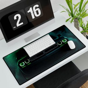 Dodge Challenger Hellcat Car Gaming Desk Mat - Perfect for Car Enthusiasts, Gamers, Office Decor, Game Room Accessories, Unique Gift