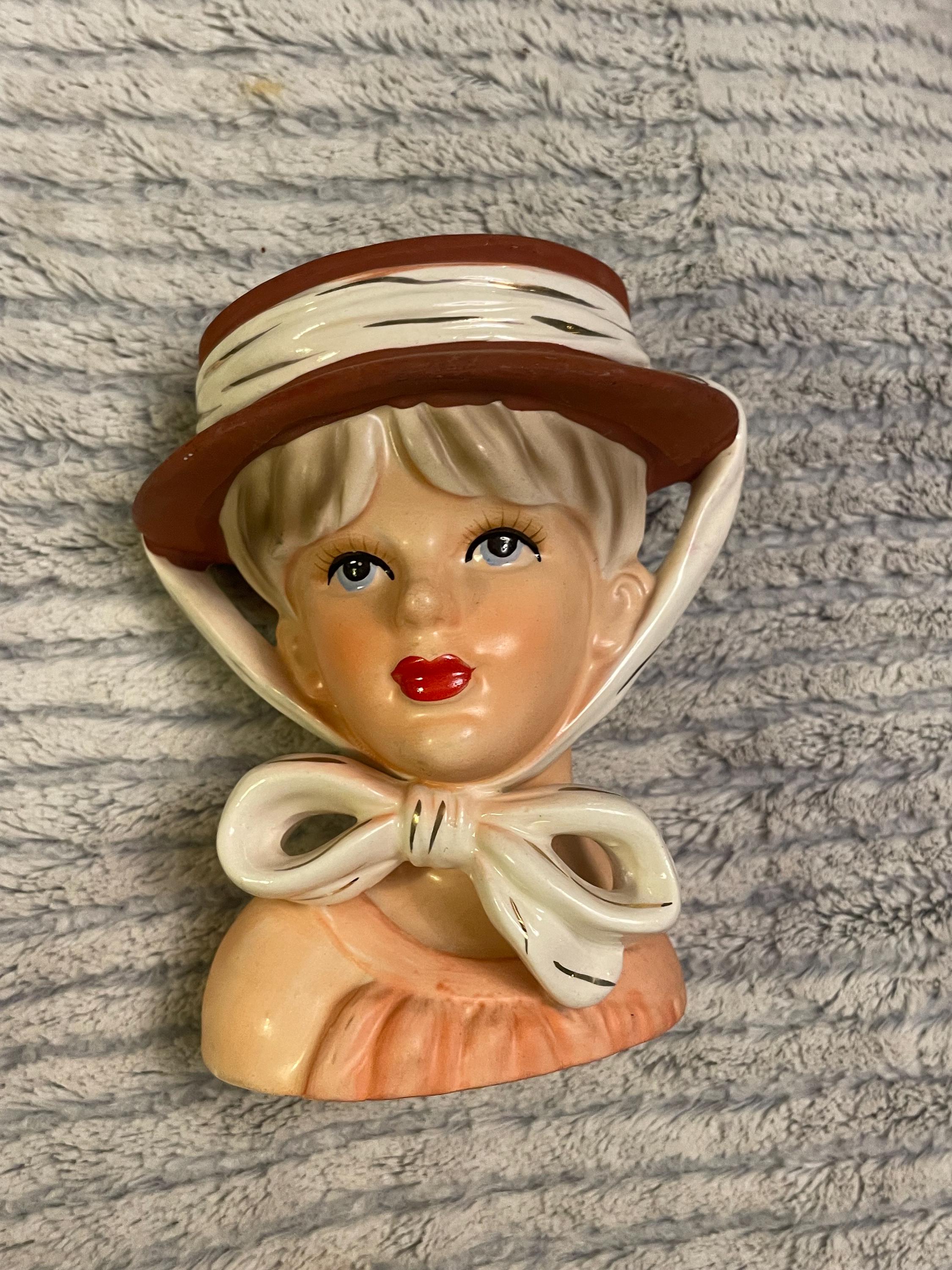 Relpo Lady Head Vase - Etsy