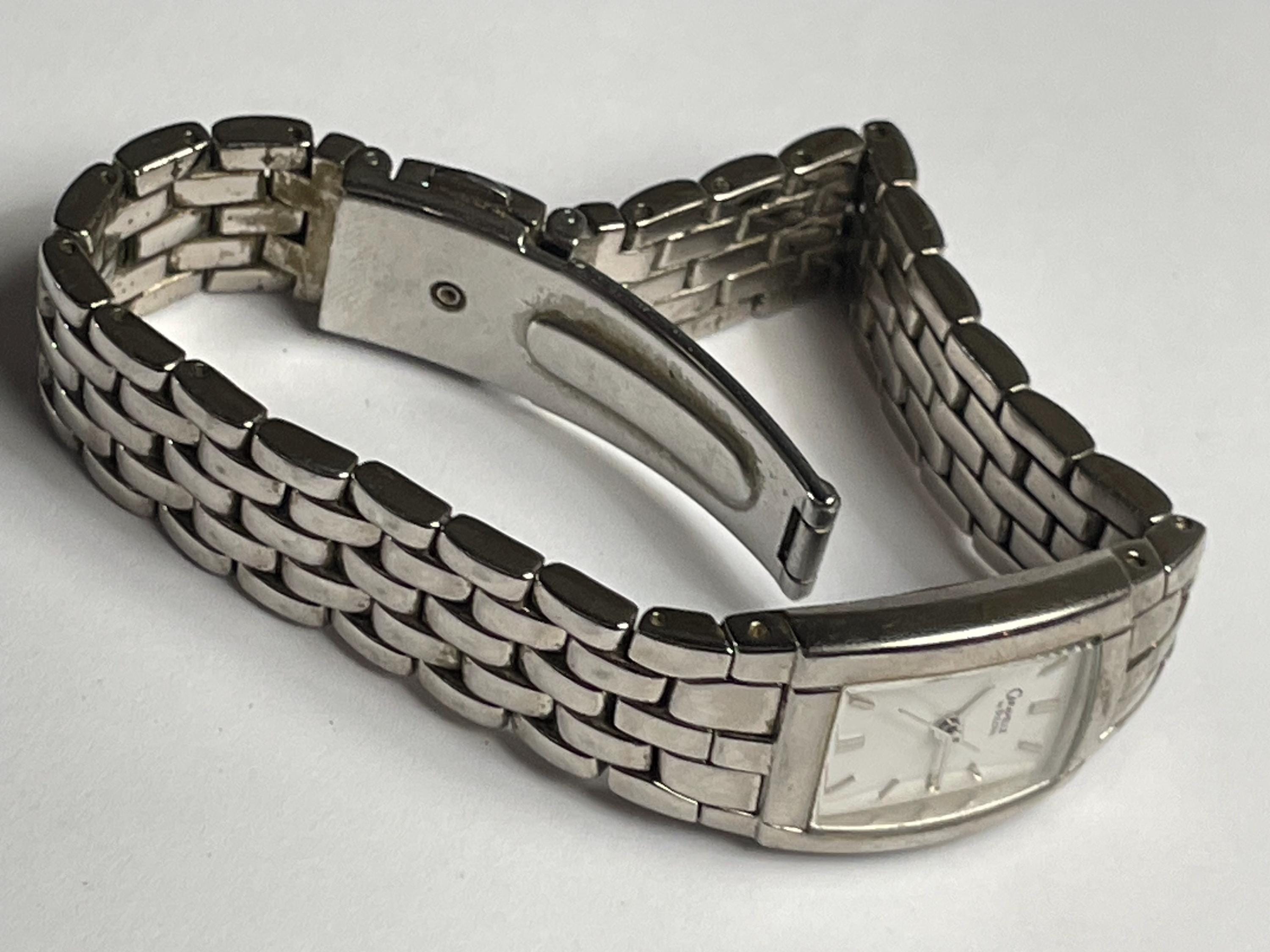 Caravelle by Bulova Ladies Watch Very RARE Vintage Micro Dial Stainless Bracelet Vintage Caravelle by Bulova Ladies Wrist Watch-gold & Silver  main image 2