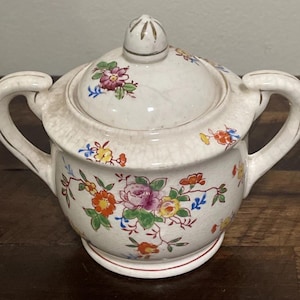 Vintage Bone China Sugar Bowl Japan