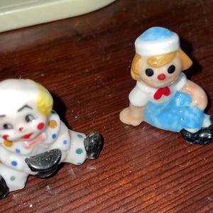 Vintage Bone China Miniature Figurines