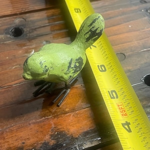 vintage style cast iron bird figurine