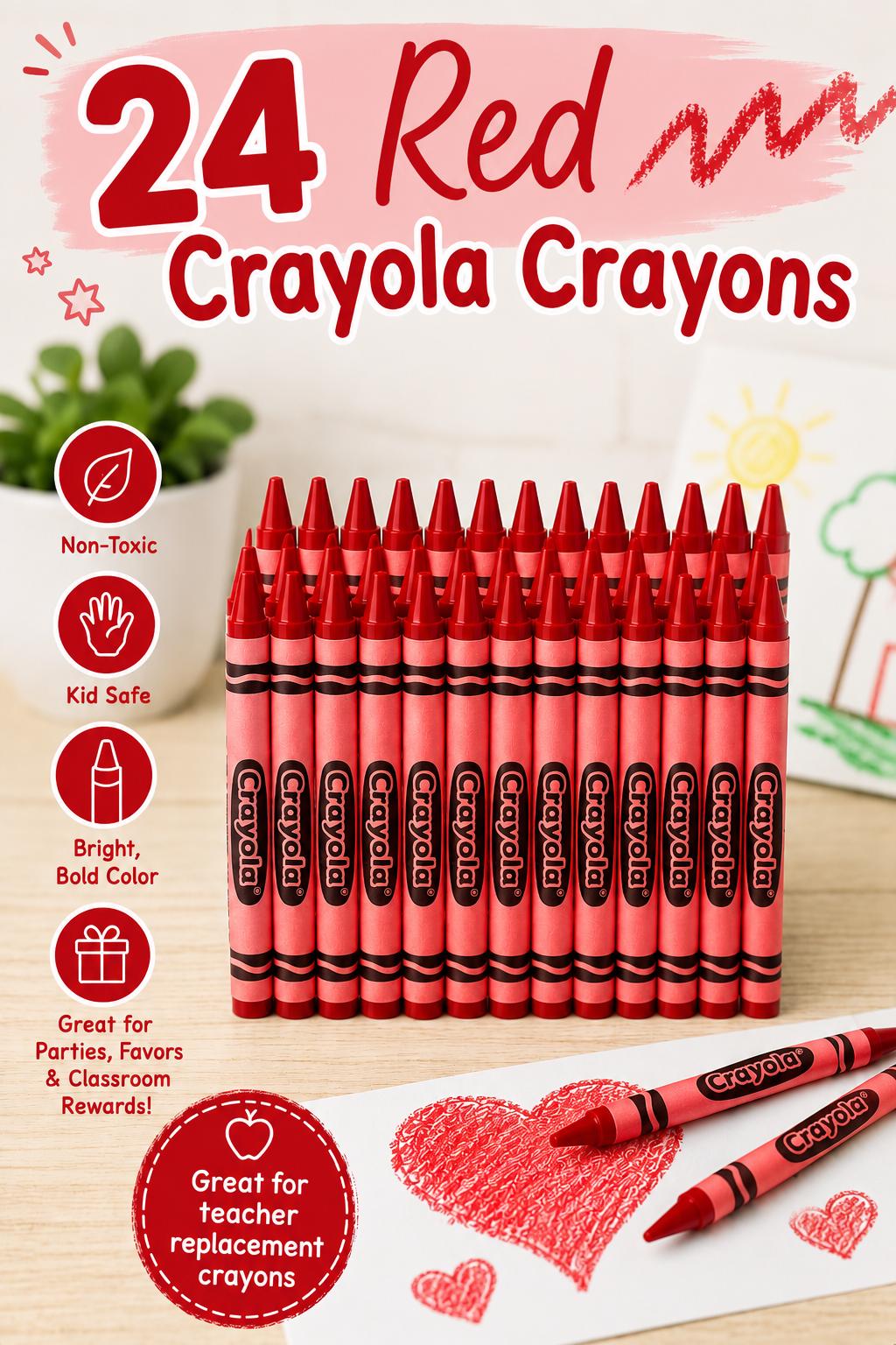 Red Crayola - Etsy