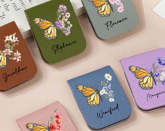 Personalizowana magnetyczna zakładka do książki, skórzana zakładka do książki, zakładka do biblioteki, spersonalizowane prezenty, zakładka do książki dla kobiet, spersonalizowana zakładka do książki, prezenty dla nauczycieli