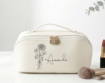 Pochette per il trucco personalizzata per la laurea, trousse cosmetica personalizzata per infermiera, regalo di laurea per la migliore amica, ringraziamento per l'insegnante, astuccio da viaggio per articoli da toilette