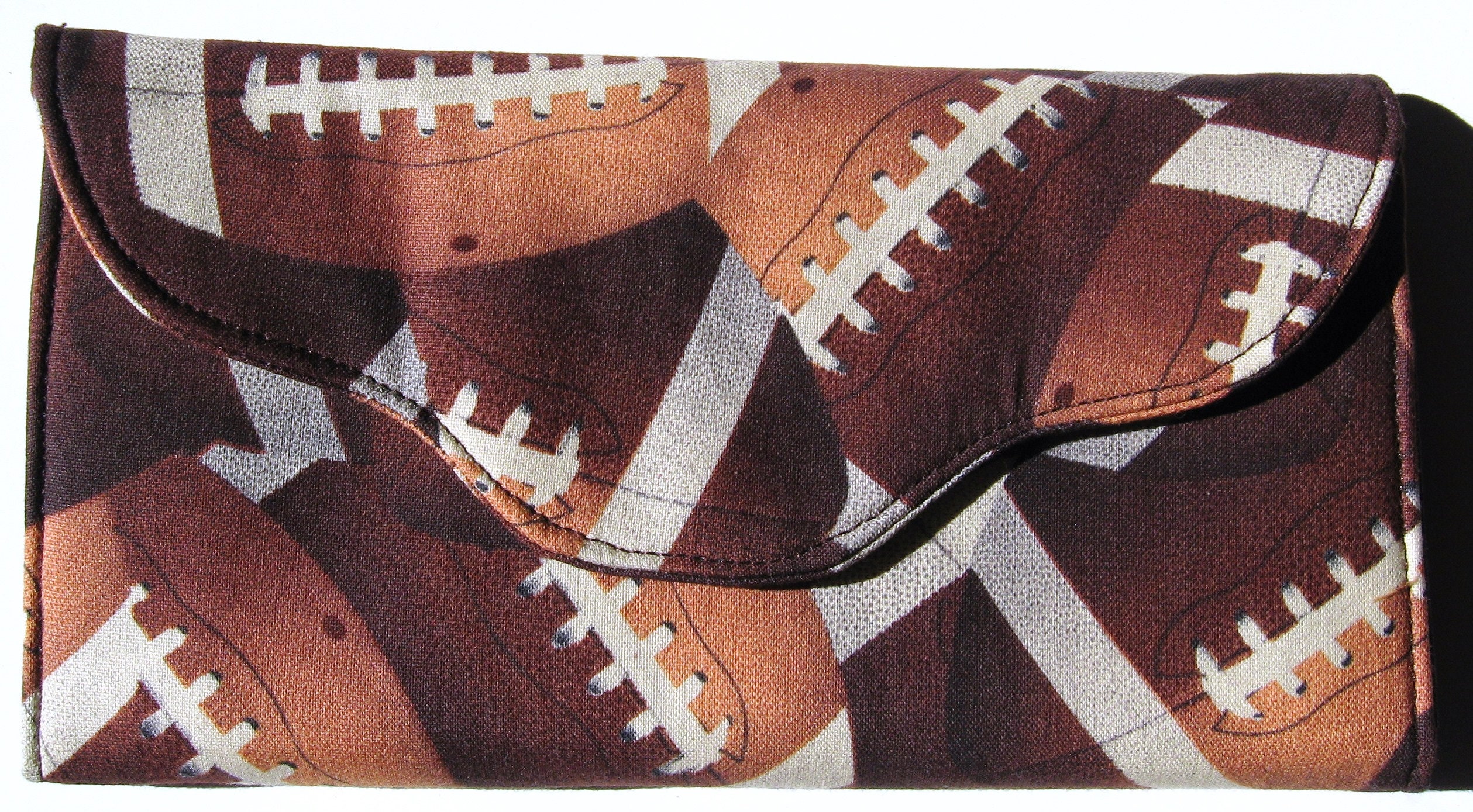 TriFold Football Wallet with Closure. Football Etsy