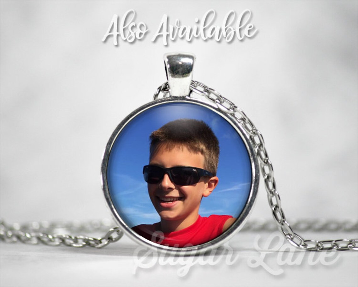 Photo Necklace Picture Necklace Memory Jewelry Memory Etsy
