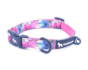 The Fab Frenchie® French Bulldog Floral Bouquet Padded Collar