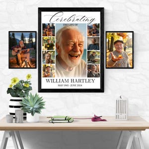 Editable Funeral Template – Memorial Service Canva Design