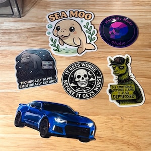 Aangepaste vinylstickers – op bestelling gemaakt | Gepersonaliseerde stickers op basis van jouw ontwerp