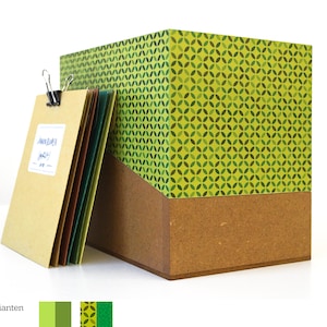 SCATOLA SACCHETTI PER SEMI per il giardino con 24 sacchetti colorati e 6 linguette, regalo per giardinieri, giardinieri hobbisti, piante, semi, giardinieri