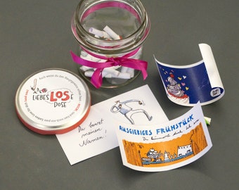 Kit de bricolage pour billets d'amour, bons pour amoureux et amants, illustré avec amour, bons pour bricolage, cadeau pour la Saint-Valentin