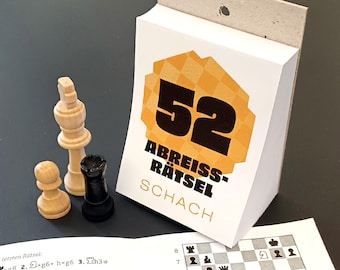 Tear-off pad of chess puzzles – 52 checkmate puzzles for a whole year
