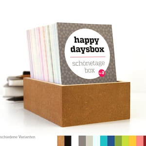 scatola dei giorni belli vol. 2 – HAPPYDAYSBOX, calendario perpetuo, diario personalizzato, scatola dei ricordi, regalo per la sorella