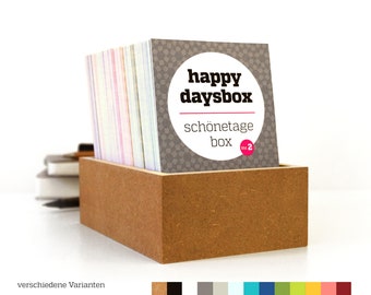 beautiful days box vol. 2 – HAPPYDAYSBOX, perpetual calendar, personalized diary, box for memories, gift for sister