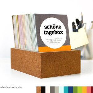 Gift idea: SCHÖNETAGEBOX, perpetual calendar and diary, chronicle for memories, collect special moments image 8